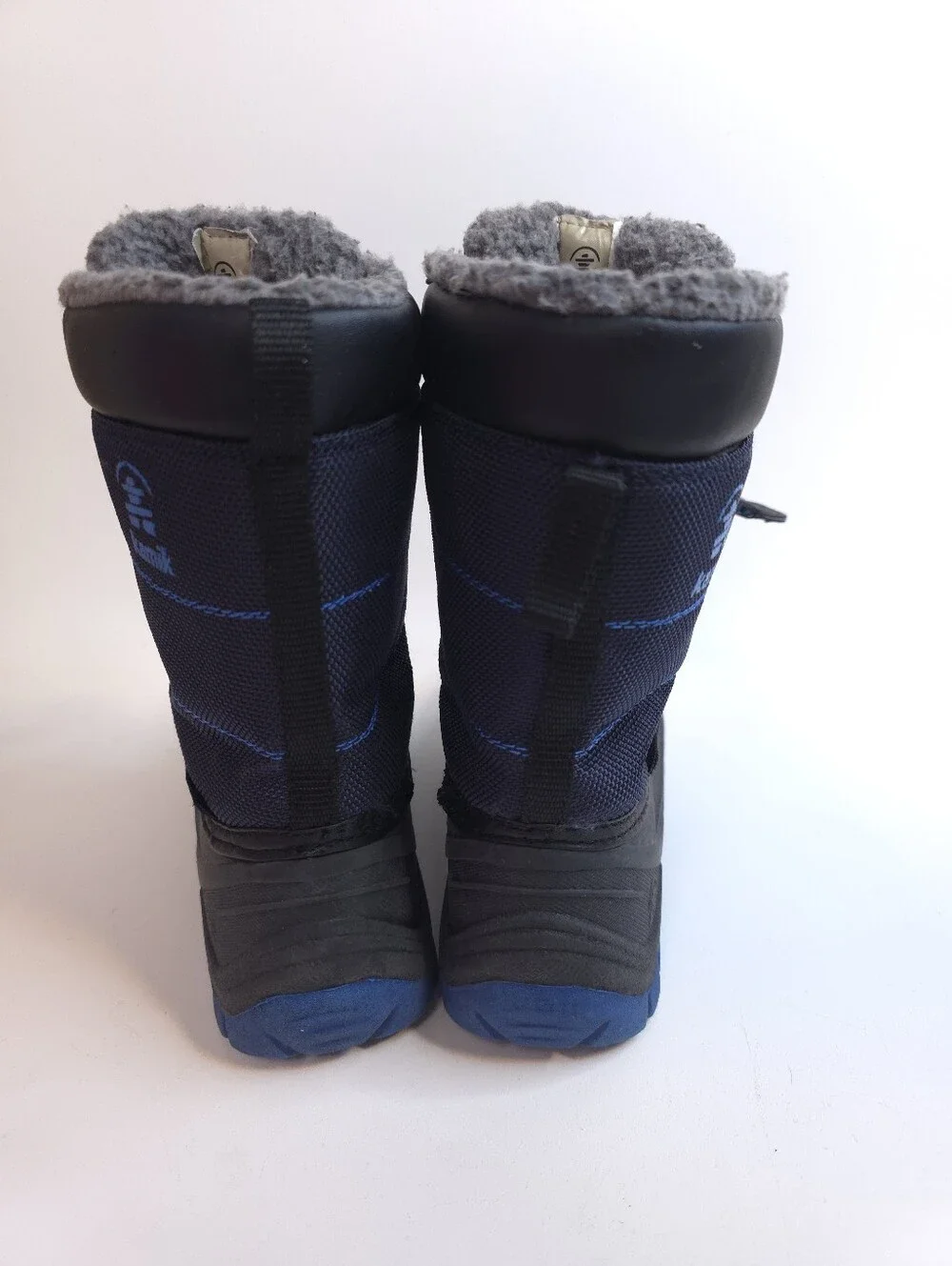 Kamik Rapha Waterproof Winter Snow Boots Shoes Kids Blue Insulated Warm Sz 2